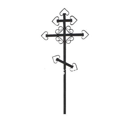 Крест металлический 4